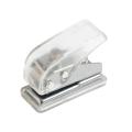 Mini Stapler Paper Hole Puncher Labor-saving High Efficient Plastic Cute Single Hole Paper Puncher for OfficeSchool Supplies.