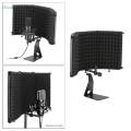 Microphone Mic Isolation Shield+ Stand Soundproofing Vocal Reflection Filter.