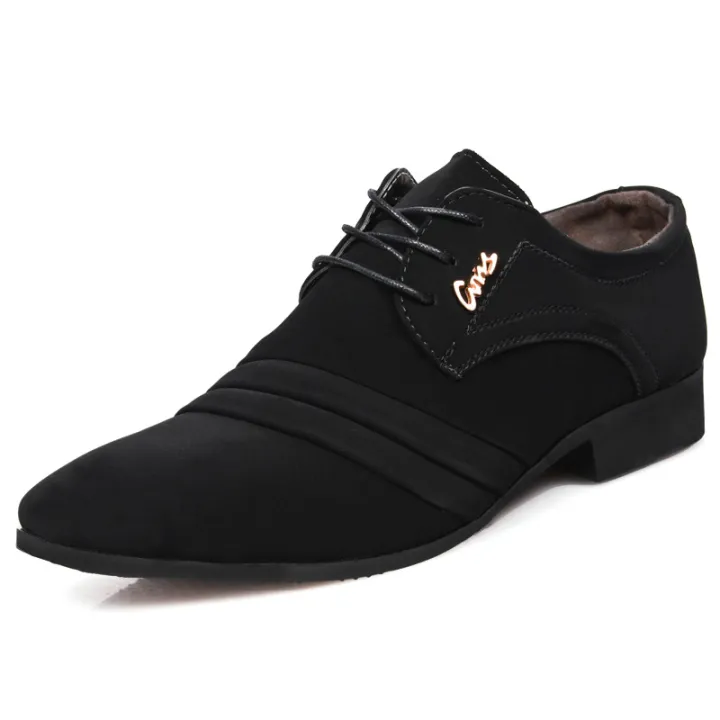 New%20plus%20Velvet%20Casual%20Shoes%20Leather%20Shoes%20Men's%20Business%20Formal%20Wedding%20Shoes%20Trendy%20Frosted%20Men's%20Shoes%20One%20Piece%20-%20Image%205