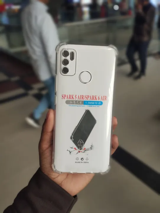 For%20Tecno%20Spark%206%20Air/Tecno%20Spark%205%20Air%20Back%20Cover%20Crystal%20Clear%20Bumper%20Transparent%20Case%20Back%20Cover%20-%20Image%202