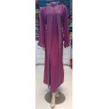 NEW DUBAI FASHIONABLE ABAYA IRANI BORKA / BORKHA FIXED KOTI DESIGN FOR WOMEN. 