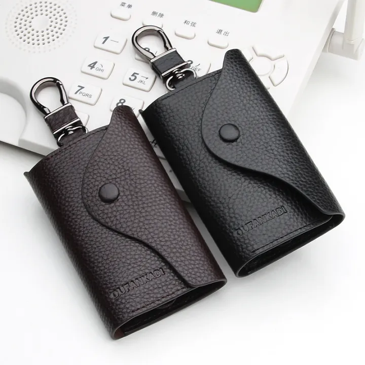 Key%20Case%20Men's%20Korean-Style%20Key%20Bag%20Multi-Function%20Car%20Key%20Case%20Women's%20Large%20Capacity%20Home%20Mini%20Key%20Chain%20Simple%20-%20Image%204