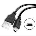 Usb type b cable for data transfer and charging. 