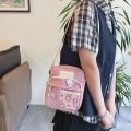 Cute Clear Kawaii Canvas Bag Girls Small Crossbag Harajuku Cartoon Women Shoulder Messenger Bag Cellphone Pouch Purses. 
