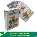 10/25/55 Pcs Pokemon Silver Cards Silver Foil Set English Version. 