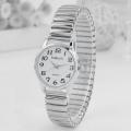 Elastic Band Watch Quartz Watch Expandable Stretch Gents Watches Wrist Band Unisex Strap Ladies P0v7.