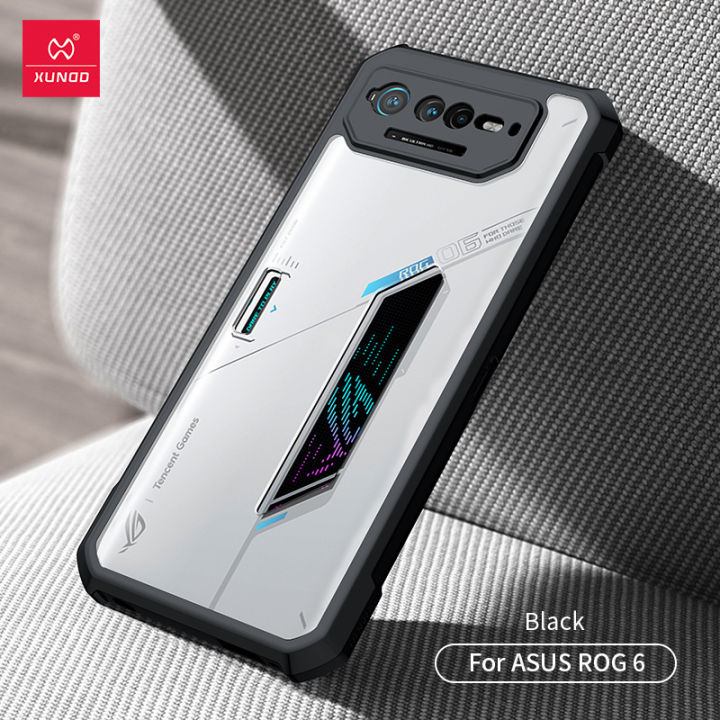 Xundd Beetle Series Protective Back Cover For Asus ROG Phone 6 / Asus ROG Phone 6 Pro 5G Cases Shockproof Airbag Bumper Soft Back Transparent Shell Covers