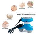 Portable Full Body Massage Electric Triangle Massage Kneading Home Massager Relaxation Slimming Massager. 