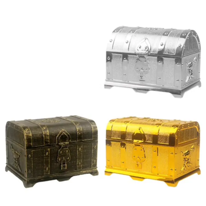 Gold-sprayed%20Hunt%20Pirate%20Hidden%20Box%20Plastic%20Decorative%20-%20Image%204