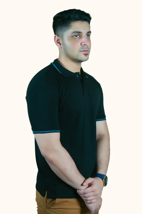 Ebony%20Black%20Solid%20Polo%20Shirt%20-%20Image%204