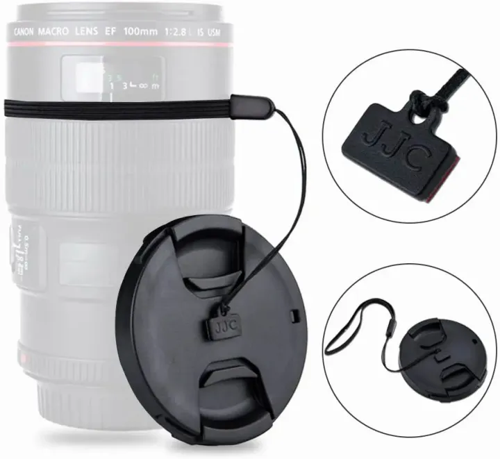 JJC%202Pcs%20Camera%20Lens%20Cap%20Lens%20Cover%20Holder%2049mm%2052mm%2055mm%2058mm%2062mm%2067mm%2072mm%2077mm%2082mm%20SLR%20DSLR%20Accessories%20for%20Canon%20Nikon%20-%20Image%204