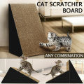 Helpful Triangle Cat corrugated Scratcher Pet Claw Scratching Board Bed Toy Mat Post. 