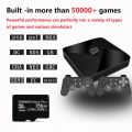 Game Box G5 Home Video Game Console Dual System 4K HD Built-in 16GB 50000 Games Wireless Dual Joystick 50 s for PSP N64. 
