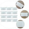 12Pcs 89mm White Vertical Blind Bottom Vertical Blind Tabs Chainless Slat Louver Weights for Slats Drapes Curtain Repair Spare. 