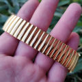 12mm 14mm 16mm 18mm 20mm 22mm Elastic Stretch Expand Stainless Steel Watch Band Universal Metal Watch Strap Silver Gold Bracelet.