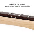 22 Fret Canadian Maple Matte Electric Guitar Neck Compatible For ST Rosewood Wood Tube Left / Right Hand (with Line). 