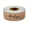 Labeled gifts and commercial packaging decoration personalized paper DIY gifts 120pcs/roll kraft paper thank you stickerscosplay.