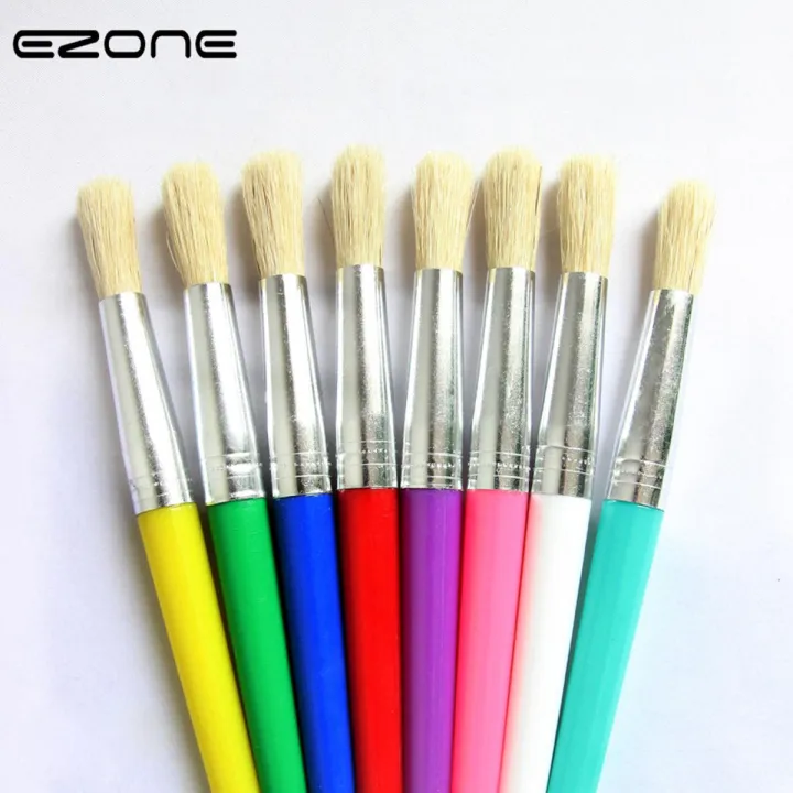EZONE%20Paint%20Brush%20For%20Children%20Oil%20Watercolor%20Painting%20Candy%20Color%20Plastic%20Handel%20Bristel%20Brushes%20Gouache%20Drawing%20Art%20Supply%20-%20Image%202