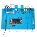 1 PCS Repair Pad Anti Static Magnetic Electronic Repair Work Mat for Workbench,Cell Phone Laptop Repair. 
