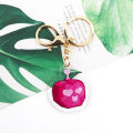 Anime Game Blox Fruits Keychain Toy Fruit Leopard Pattern Box Cartoon Toy Pendant Acrylic Fruits Toy Birthday Gift for Children. 