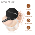 Wholesale FOCALLURE 9 Colors Oil-control Loose Powder Waterproof Long-lasting Face Compact Setting Powder Makeup Cosmetics. 
