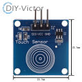 TTP223 Touch Switch Module TTP223B 1 Channel Jog Digital Capacitive Touch Sensor for arduino DIY KIT.