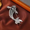 muylinda Red Carp Fish Crystal Brooch Jewelry Vintage Brooch for Women Rhinestone Pin And Brooches Accessories. 