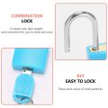 8 Pack Locks Small Padlock with Key Luggage Gym Locker Lock Mini Colorful Padlock for Outdoor School Home A.