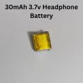Bluetooth Headphone Battery 3.7V 30mAh Size 10.6x9x4.30mm Lithium Polymer Rechargeable Lipo Battery For Bluetooth Headset Earphone.