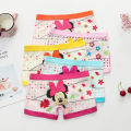 5pc/package Cartoon Girls Underwear Boxer Knicker Panties Children Cotton Underpants Girls Minnie Pattern Little Kids Underwear. 