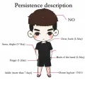 Anime Naruto Tattoos Stickers Akatsuki Sasuke Uchiha Itachi DIY Waterproof Halloween Cosplay Accessories. 
