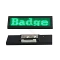 1pc 44x11 pixels Led tag Colorful Rechargeable Led Scrolling Name Badge Moving Text Display Business Card Tag. 