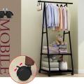 Triangle Cloth Rack Home Indoor & Outdoor Simple Clothes Hanger Storage Racks Wardrobe. 