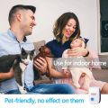 6 Pack Ultrasonic Pest Repeller Electronic Plug in Rodent Mouse Roach Bug Insect Repellent Indoor Home Kitchen,US Plug.