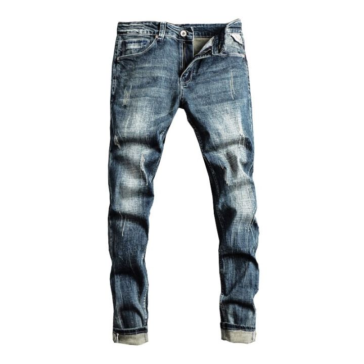 Italian%20Style%20Fashion%20Men%20Jeans%20Retro%20Blue%20Elastic%20Slim%20Fit%20Ripped%20Jeans%20Men%20Trousers%20Vintage%20Designer%20Casual%20Denim%20Pants%20Hombre%20-%20Image%202