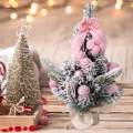 Mini Christmas Tree Decor Bowtie Small Table Centerpiece Desktop Xmas Tree Xmas Gifts for Desktop. 