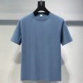 Wholesale New Cotton Short Sleeve T-Shirt Men's Round Neck Solid Color Net Casual T-Shirt Men's and Women's Loose Plus Size T-Shirt Tide. 