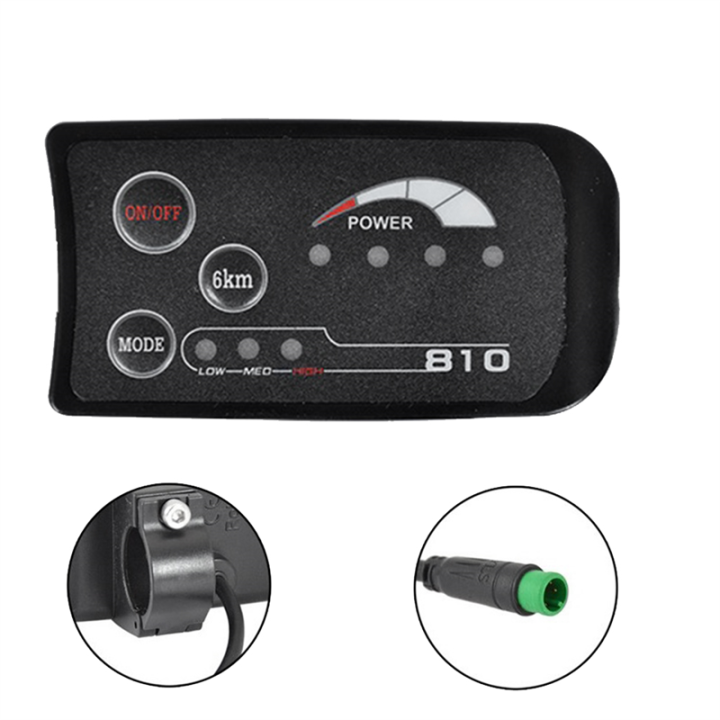 6PIN%20S810%20E-Bike%20Meter%20Display%20Smart%20LED%20Display%20Meter%20IP65%2036V%20For%20Electric%20Bicycle%20Electric%20Bike%20Meter%20-%20Image%203