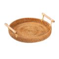 Round Rattan Bread Basket (S) - #1. 