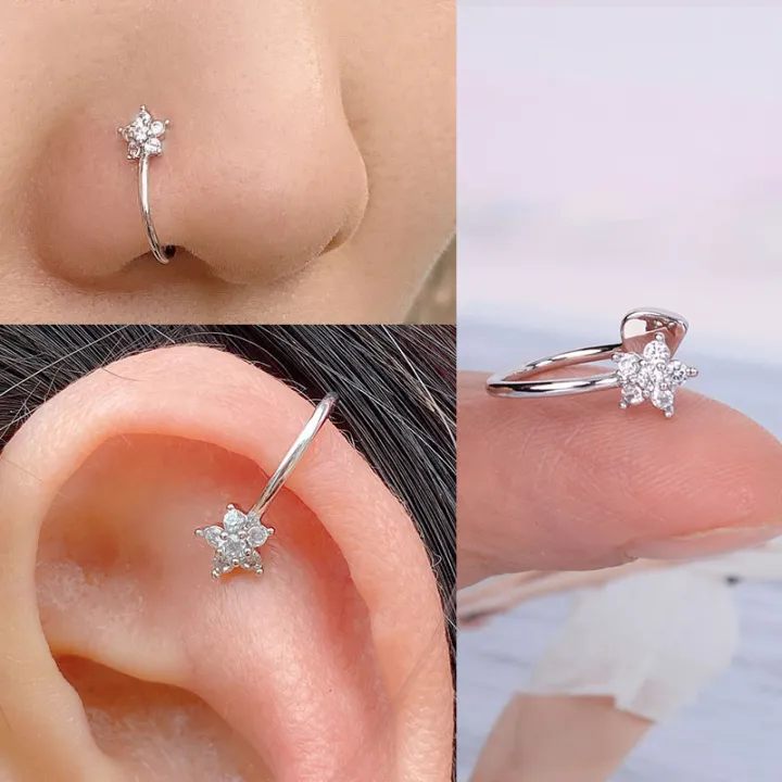 1Pcs%20New%20Crystal%20Zircon%20Butterfly%20Clip%20On%20Nose%20Ring%20Flower%20Nose%20Piercing%20Clip%20On%20Earrings%20Nose%20Clip%20Piercing%20Jewelry%20-%20Image%202