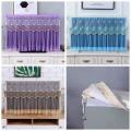 1pcs TV Cover Purple Color Lace Fabric Door Curtain TV Circle Can Be Flipped Dust Cover Monitor Screen Home Decorations Dust Cover with Elastic. 