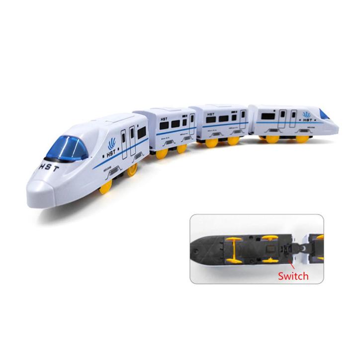 Realistic Train Toy CRH Learning Crawl Toy Electric High-Speed Train Model for Baby Sensor Toys Gift
