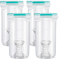 Touch Up Paint Container Touchup Cups Paint Storage Cups with Lids Paint Storage Containers Airtight Paint Container Easy Install 4Pc. 