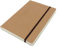 Daily Journal sketch Book Brown cover Notebook with Elastic Band.