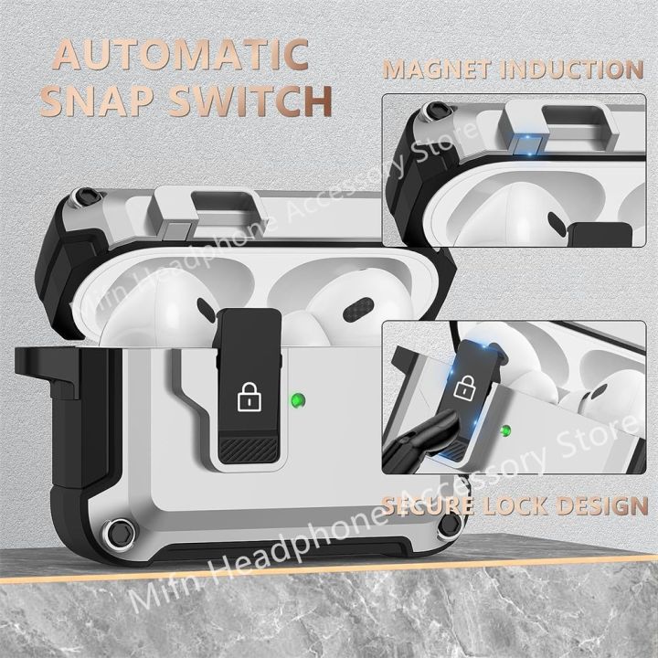 New For AirPods 3/Pro /Pro Case Secure Lock Earphone Case
