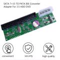 SATA To Pata IDE Converter Adapter Plug&Play 7+15 Pin 3.5/2.5 Sata HDD Eatop. 