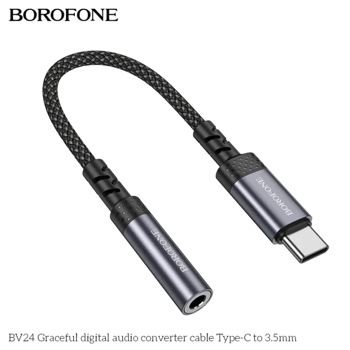 Borofone%20BV24%20Type-C%20audio%20conversion%20cable%20to%203.5mm%20Female%20Audio%20Converter%20Type%20C%20to%203.5mm%20Female%20Audio%20Adapter%20Cable%2015CM%20Digital%20Decoding%20Chips%20-%20Black%20-%20Image%203