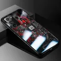 For Samsung Galaxy S21 FE Back Cover Version Theme Case Tempered Glass Protection shockproof Cover for Samsung S21FE case Transparent Circuit Board Design Full Coverage Phone cases. 