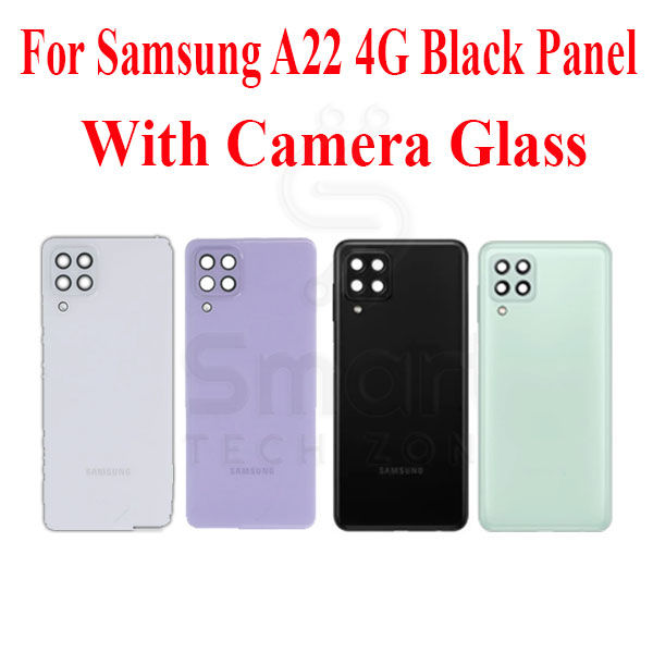 Samsung Galaxy A22 4G Back Panel/Backshell/ Casing + With Camera Lens + Side Buttons With Logo-All Colors Available