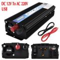2000W Car Power Inverter DC 12V to AC 220V Modified Sine Wave Converter. 